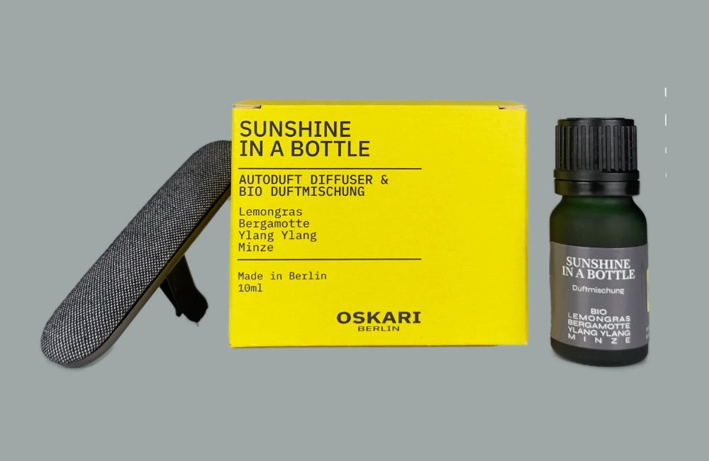 Oskari Autoduft mit Diffuser Duftrichtung Sunshine in a Bottle